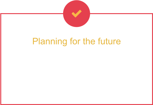 Planning for the future There should always be a vision for the fututre, a vision to expand. My business is no different and I always welcome the input.  If you wish to contact me in order to share any ideas you may have then please do so as I am always ready to hear what you have to say.