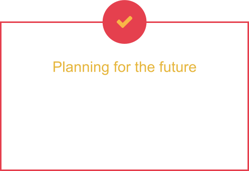 Planning for the future There should always be a vision for the fututre, a vision to expand. My business is no different and I always welcome the input.  If you wish to contact me in order to share any ideas you may have then please do so as I am always ready to hear what you have to say.