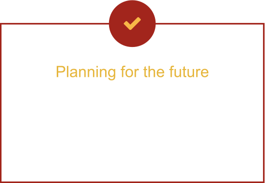 Planning for the future There should always be a vision for the fututre, a vision to expand. My business is no different and I always welcome the input.  If you wish to contact me in order to share any ideas you may have then please do so as I am always ready to hear what you have to say.