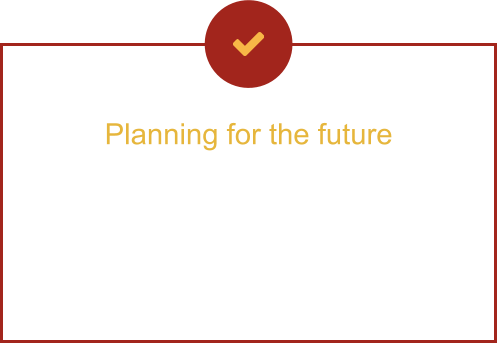 Planning for the future There should always be a vision for the fututre, a vision to expand. My business is no different and I always welcome the input.  If you wish to contact me in order to share any ideas you may have then please do so as I am always ready to hear what you have to say.